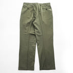 Brooks Brothers 346 Olive 100% Wool Pleated Cuffed Trousers W36/L30