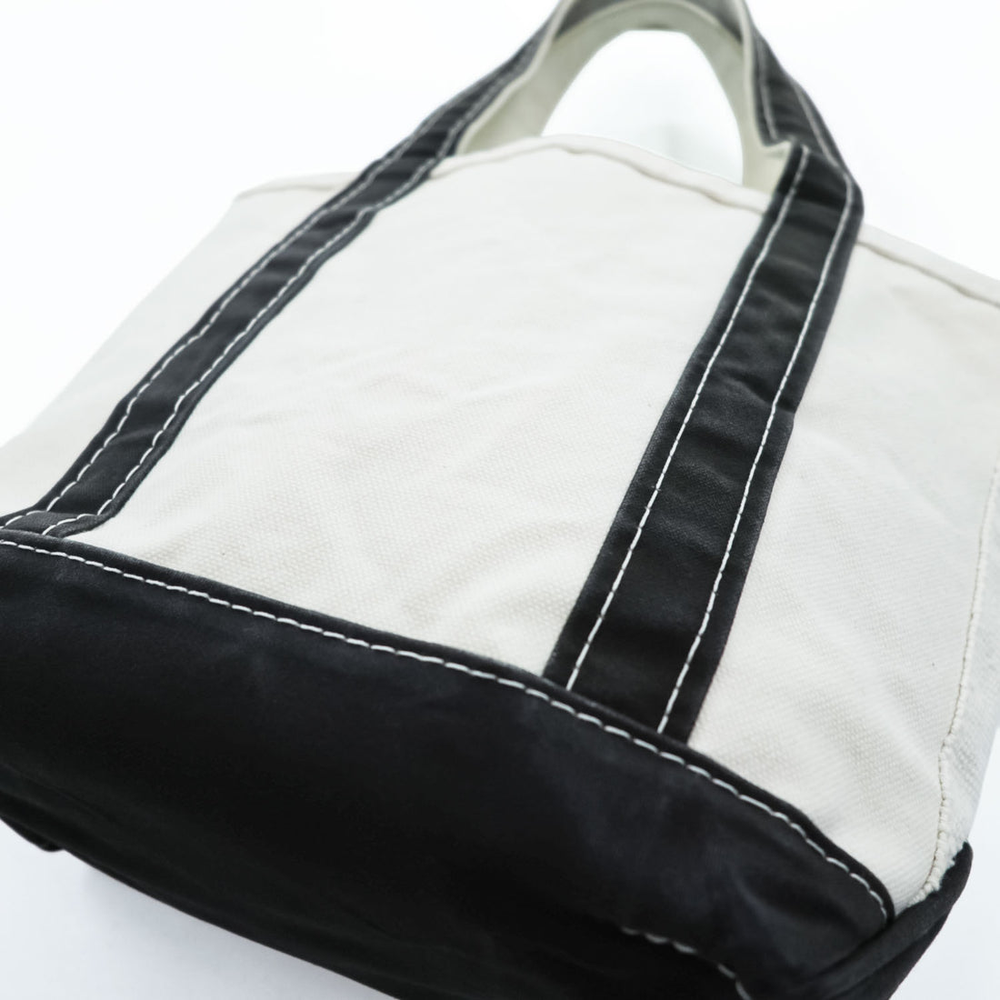 L.L.Bean USA製 キャンバス トートバッグ BOAT AND TOTE ナチュラル ホワイト 112635