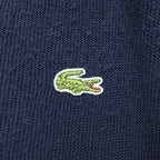 80s IZOD LACOSTE Navy V-Neck Acrylic Knit Sweater Made in USA Men's M