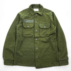 Vintage 1977 US Army OG-108 Cold Weather Field Wool Nylon Shirt Olive Green Small