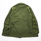 Vintage 1977 US Army OG-108 Cold Weather Field Wool Nylon Shirt Olive Green Small