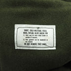 Vintage 1977 US Army OG-108 Cold Weather Field Wool Nylon Shirt Olive Green Small