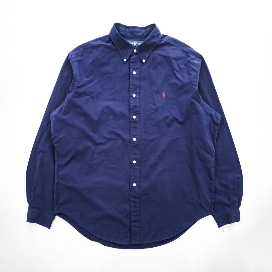 Ralph Lauren Classic Fit Button-Down Long Sleeve Shirt Navy XL