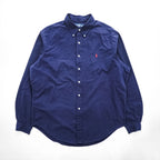 Ralph Lauren Classic Fit Button-Down Long Sleeve Shirt Navy XL