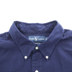 Ralph Lauren Classic Fit Button-Down Long Sleeve Shirt Navy XL