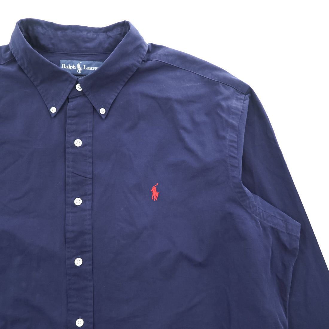 Ralph Lauren Classic Fit Button-Down Long Sleeve Shirt Navy XL