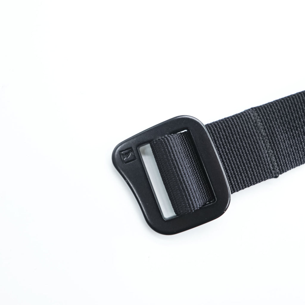 patagonia Tech Web Belt Black Aluminum Buckle Nylon Webbing