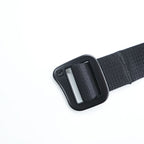 patagonia Tech Web Belt Black Aluminum Buckle Nylon Webbing
