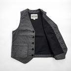 PHERROW'S Striped Cotton Work Vest Size 38 Made in Japan