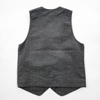PHERROW'S Striped Cotton Work Vest Size 38 Made in Japan