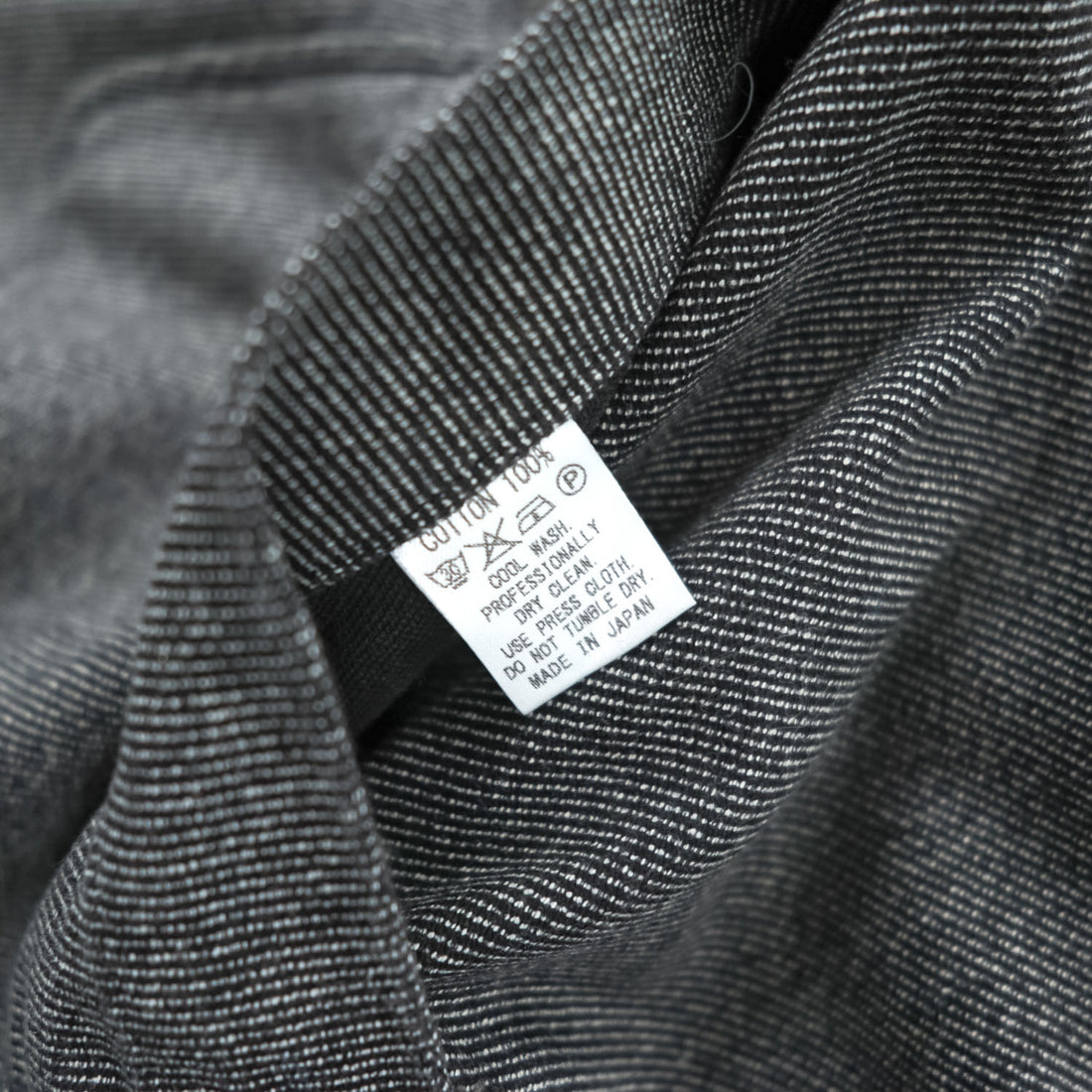 PHERROW'S Striped Cotton Work Vest Size 38 Made in Japan