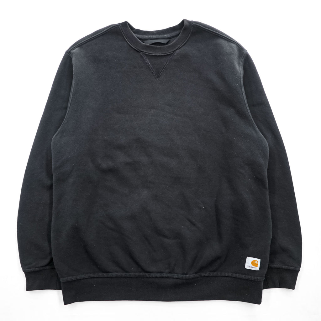 Carhartt K124 Loose Fit Midweight Crewneck Sweatshirt Black Men's M Made in Mexico