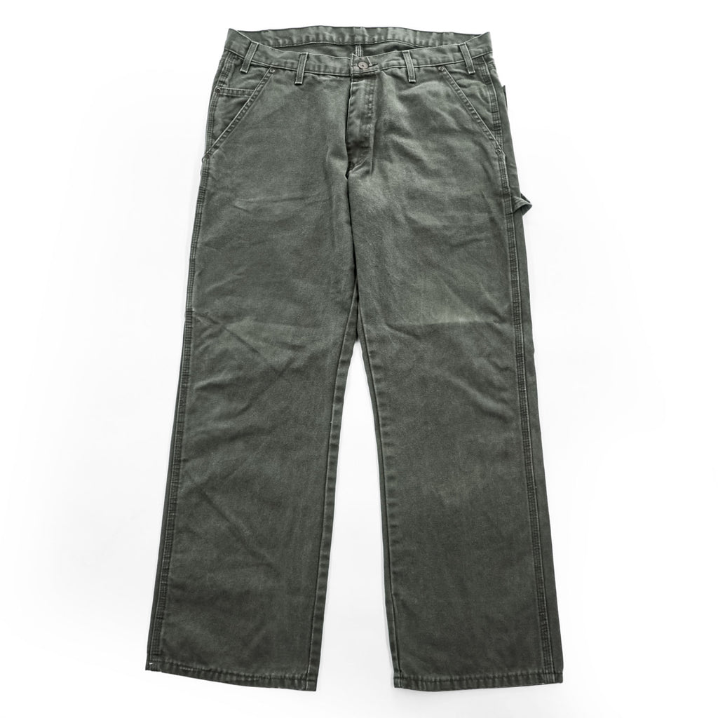 Dickies Relaxed Fit Olive Painter Pants Duck Canvas W716825 36x30