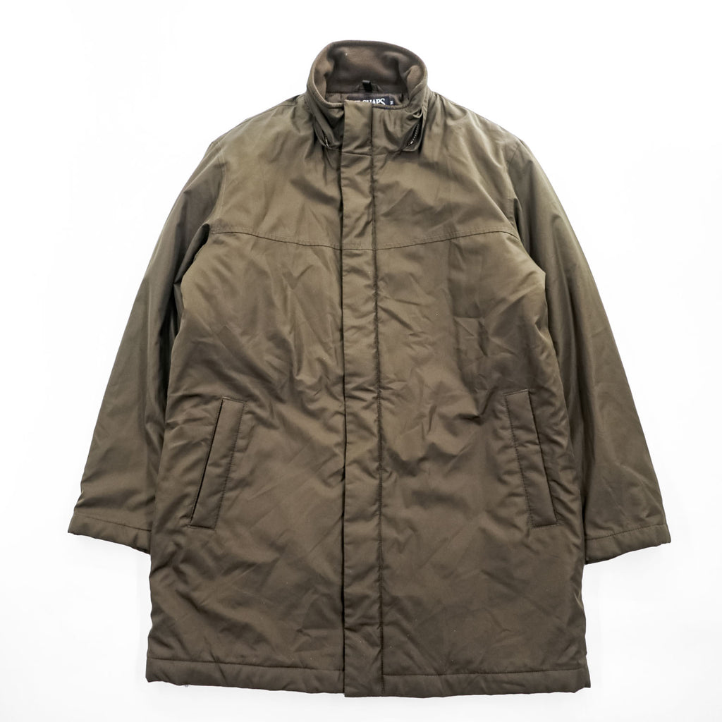 CHAPS Ralph Lauren 90年代 ヴィンテージ 中綿 モッズコート M フード着脱式 Thinsulate ドローコード ダブルジップ