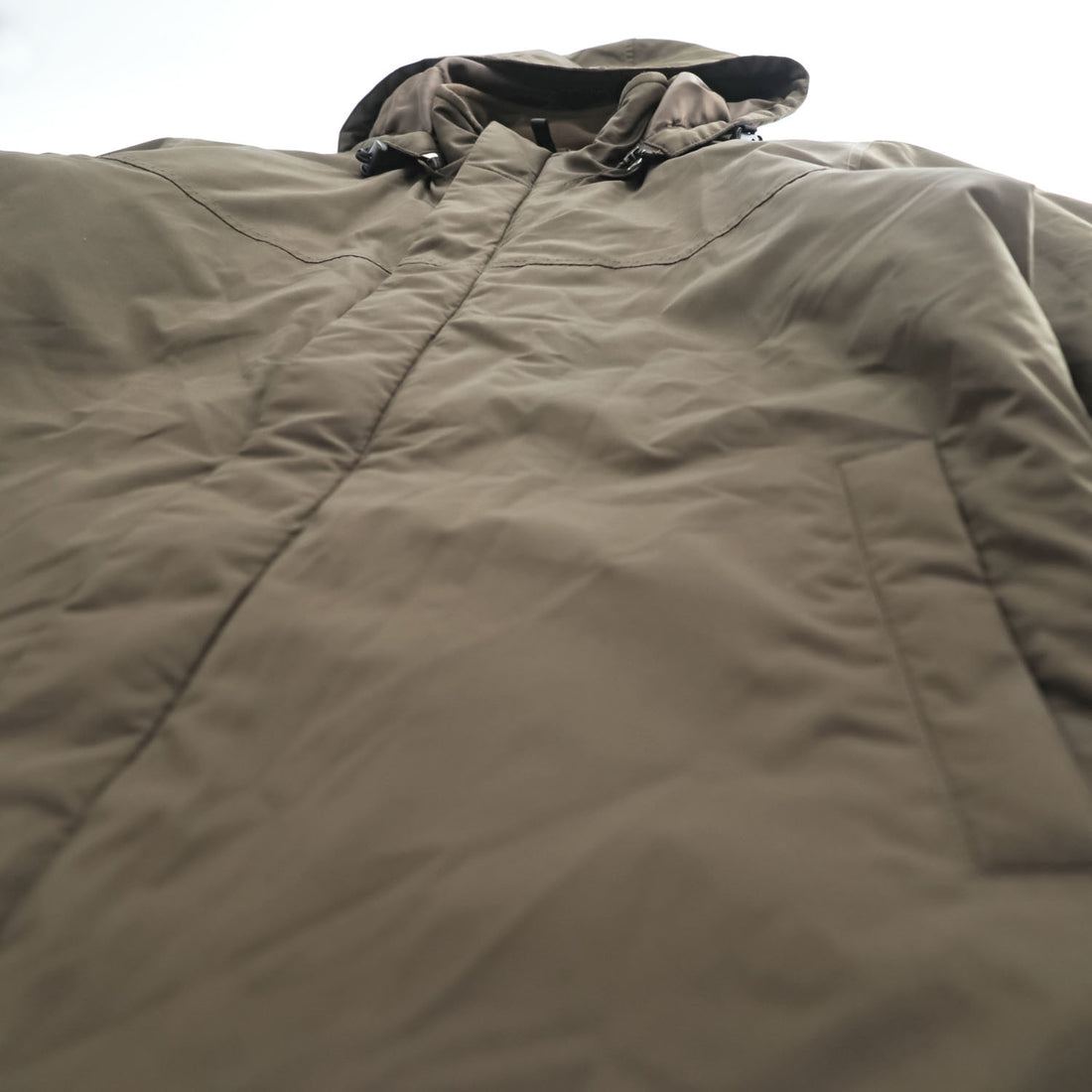 CHAPS Ralph Lauren 90年代 ヴィンテージ 中綿 モッズコート M フード着脱式 Thinsulate ドローコード ダブルジップ
