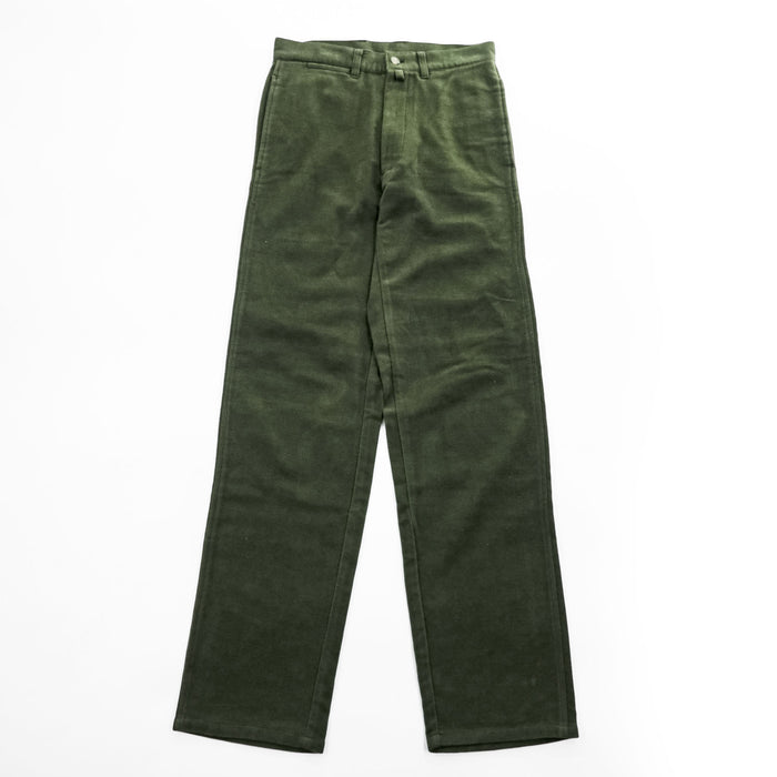 CHAPS Ralph Lauren 90年代 ヴィンテージ ウールコットン スラックス パンツ S カーキ グリーン
