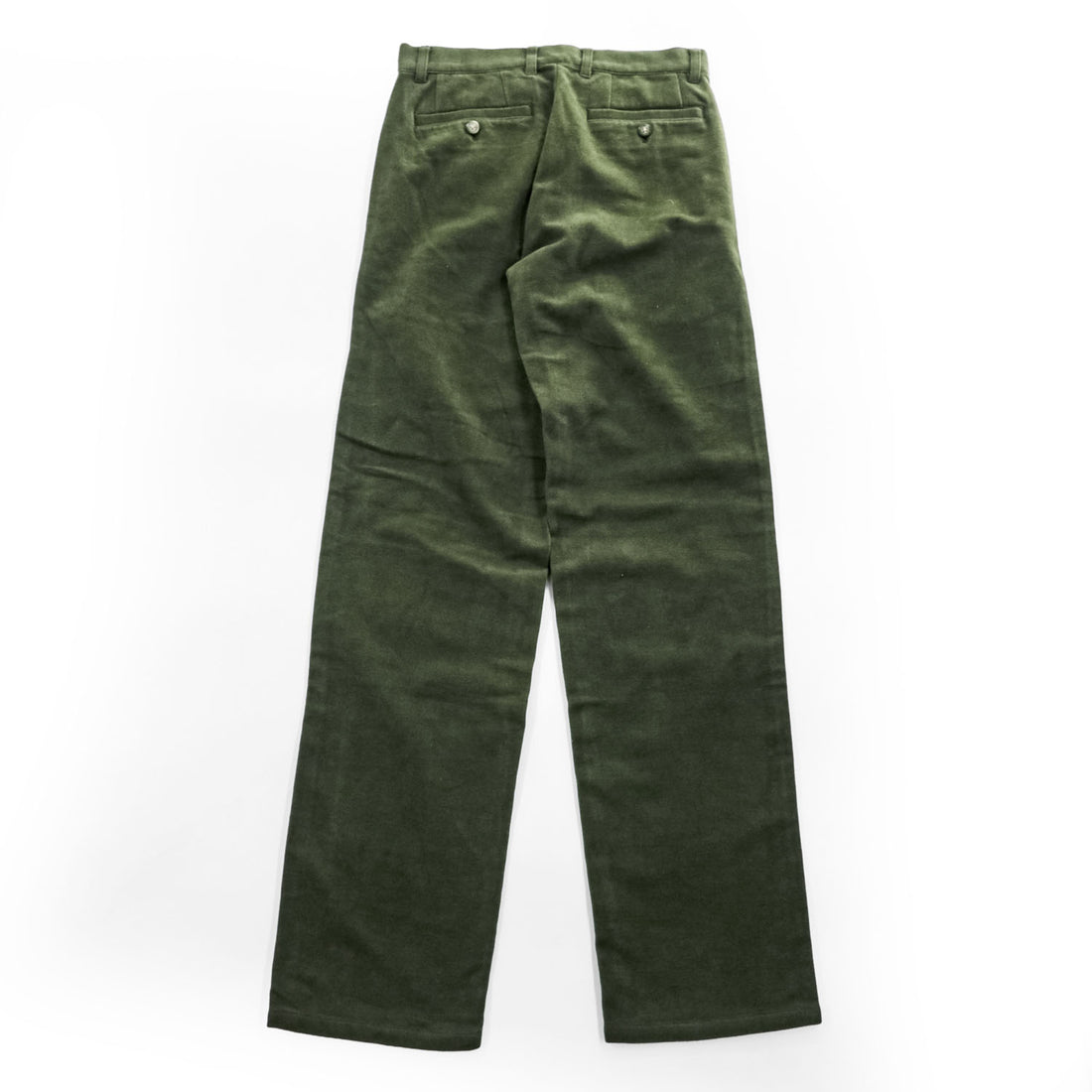 CHAPS Ralph Lauren 90年代 ヴィンテージ ウールコットン スラックス パンツ S カーキ グリーン