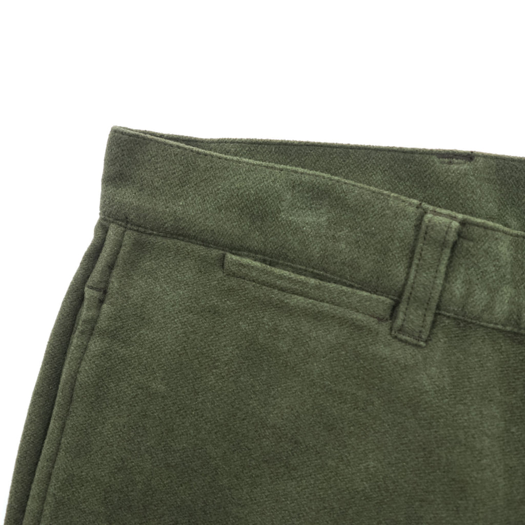 CHAPS Ralph Lauren 90年代 ヴィンテージ ウールコットン スラックス パンツ S カーキ グリーン