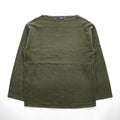 SAINT JAMES バスクシャツ 長袖 ロングスリーブ Tシャツ L カーキ ボートネック フランス製