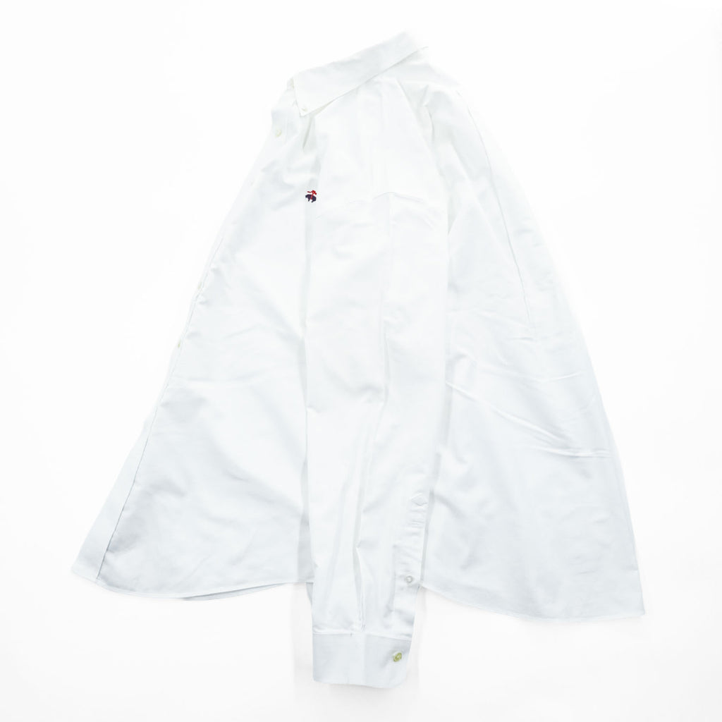 Brooks Brothers 346 Non-Iron Supima Cotton Button-Down Long Sleeve Shirt White XL