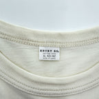 ENTRY SG 日本製 コットン 胸ポケット 長袖Tシャツ ロンT XL 40-42 アイボリー BEAMS取扱い