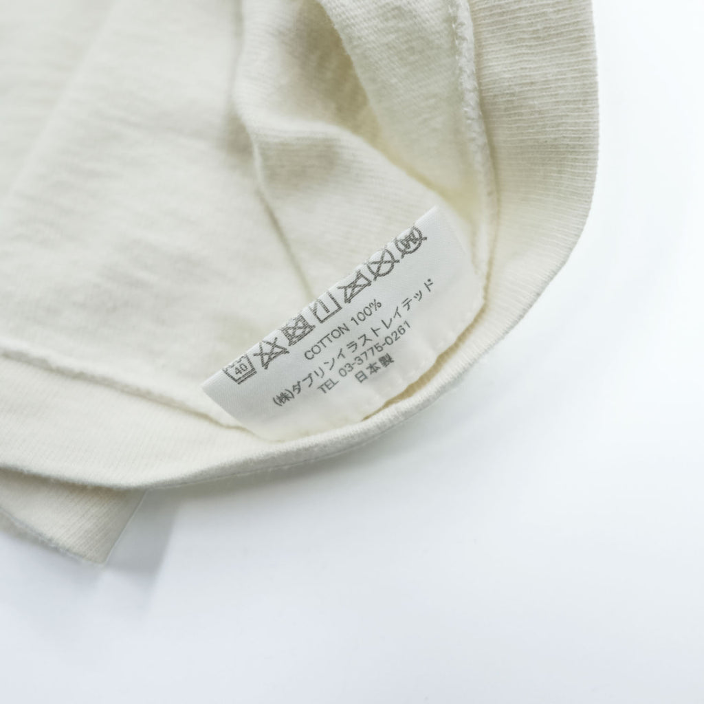 ENTRY SG 日本製 コットン 胸ポケット 長袖Tシャツ ロンT XL 40-42 アイボリー BEAMS取扱い