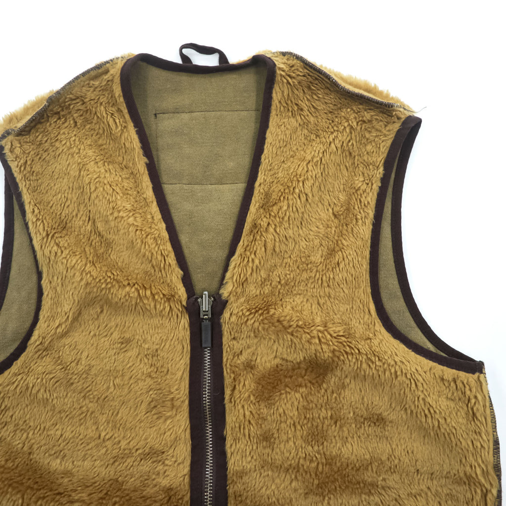 Barbour パイル ボア リバーシブル ライナーベスト S ブラウン WARM PILE LINING A306