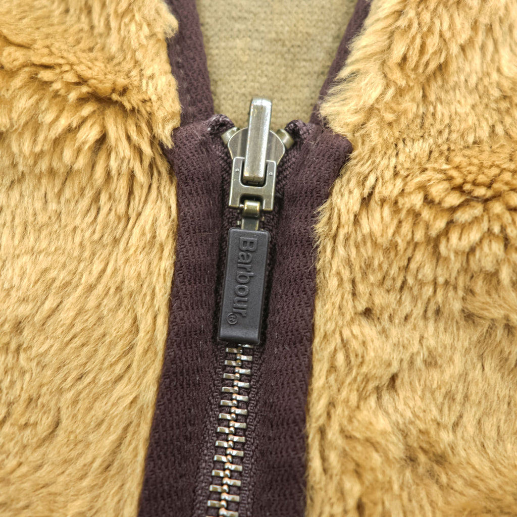 Barbour パイル ボア リバーシブル ライナーベスト S ブラウン WARM PILE LINING A306