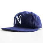 Ebbets Field Flannels NYロゴ ウール ベースボールキャップ 7 1/2 ネイビー USA製