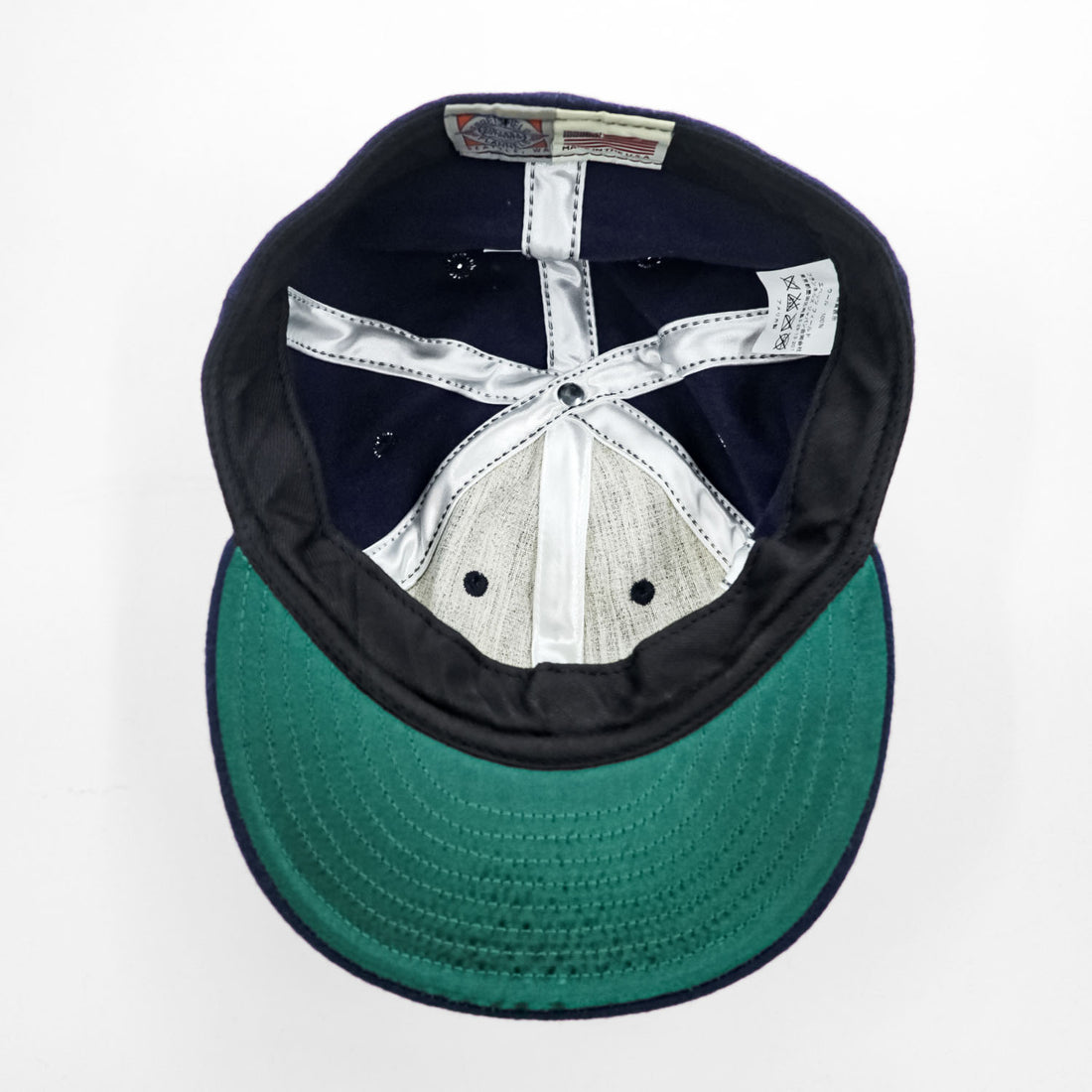 Ebbets Field Flannels NYロゴ ウール ベースボールキャップ 7 1/2 ネイビー USA製