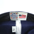 Ebbets Field Flannels NYロゴ ウール ベースボールキャップ 7 1/2 ネイビー USA製