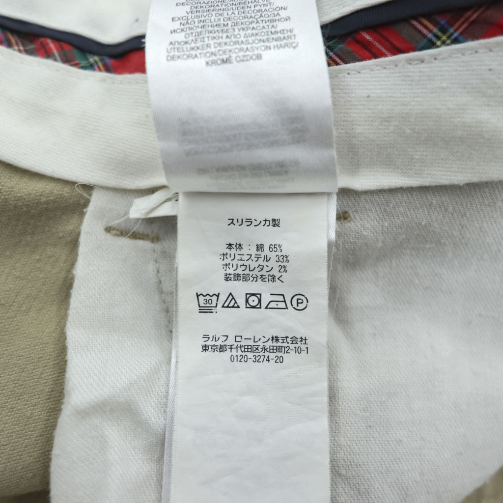 Polo Ralph Lauren ストレッチ コーデュロイパンツ L TAILORED FIT ベージュ POLO GOLF