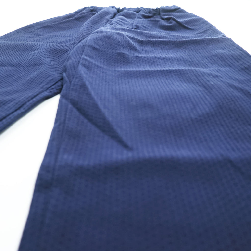 snow peak LOCAL WEAR 日本製 アウトドア イージーパンツ FREE インディゴ ブルー 刺し子 LW2019009