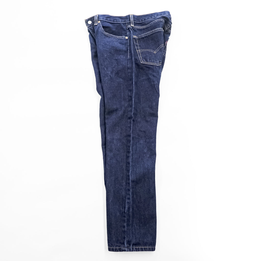 Levi's 505 ストレート デニムパンツ ジーンズ M インディゴ ブルー リジッド 濃紺 005050216