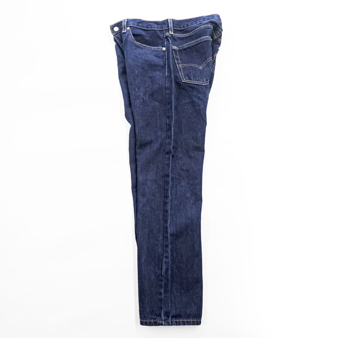 Levi's 505 ストレート デニムパンツ ジーンズ M インディゴ ブルー リジッド 濃紺 005050216