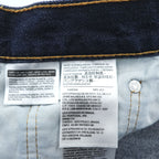 Levi's 505 ストレート デニムパンツ ジーンズ M インディゴ ブルー リジッド 濃紺 005050216