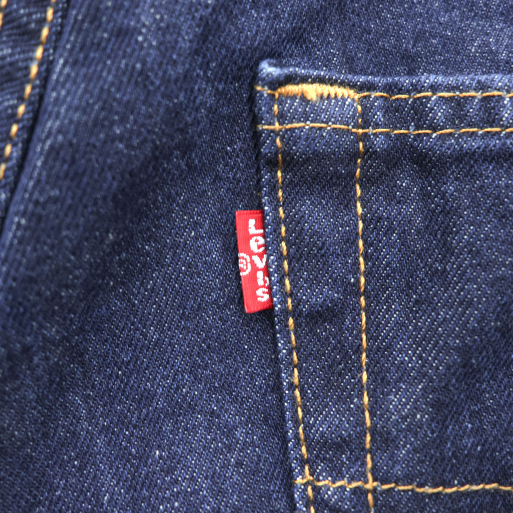 Levi's 505 ストレート デニムパンツ ジーンズ M インディゴ ブルー リジッド 濃紺 005050216