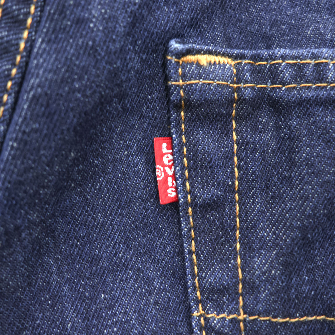 Levi's 505 ストレート デニムパンツ ジーンズ M インディゴ ブルー リジッド 濃紺 005050216