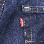 Levi's 505 ストレート デニムパンツ ジーンズ M インディゴ ブルー リジッド 濃紺 005050216