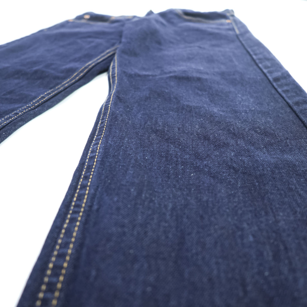 Levi's 505 ストレート デニムパンツ ジーンズ M インディゴ ブルー リジッド 濃紺 005050216
