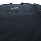 A.P.C. RUE MADAME PARIS Logo Print Sweatshirt Black M Made in Japan Petite Rue Madame