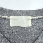 SUGAR CANE 日本製 ヘンリーネック 長袖 ロングスリーブ Tシャツ ロンT XL グレー 胸ポケット ラウンドカット SC66825 未使用品