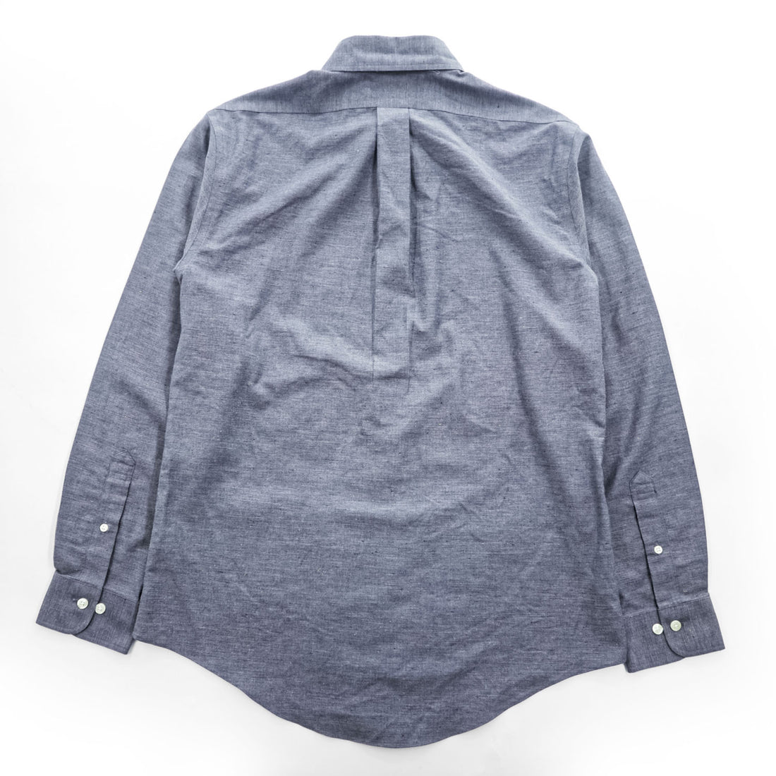 Brooks Brothers ヘリンボーン 長袖ボタンダウンシャツ M グレー REGENT 胸ポケット