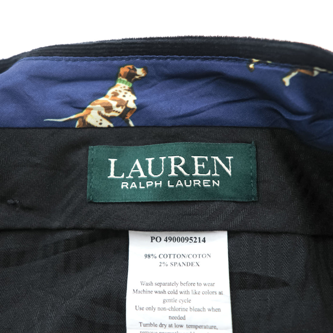 LAUREN RALPH LAUREN コーデュロイパンツ スラックス L ブラック ストレッチ