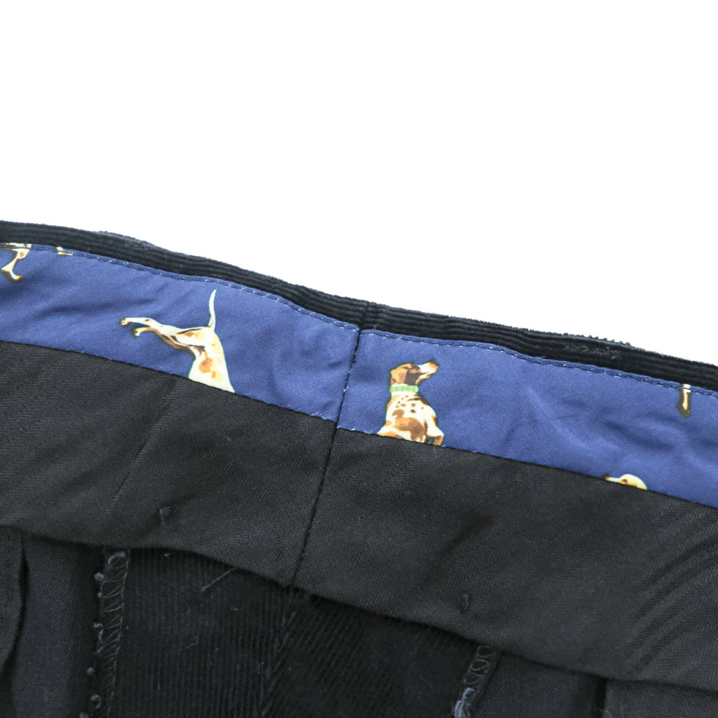 LAUREN RALPH LAUREN コーデュロイパンツ スラックス L ブラック ストレッチ
