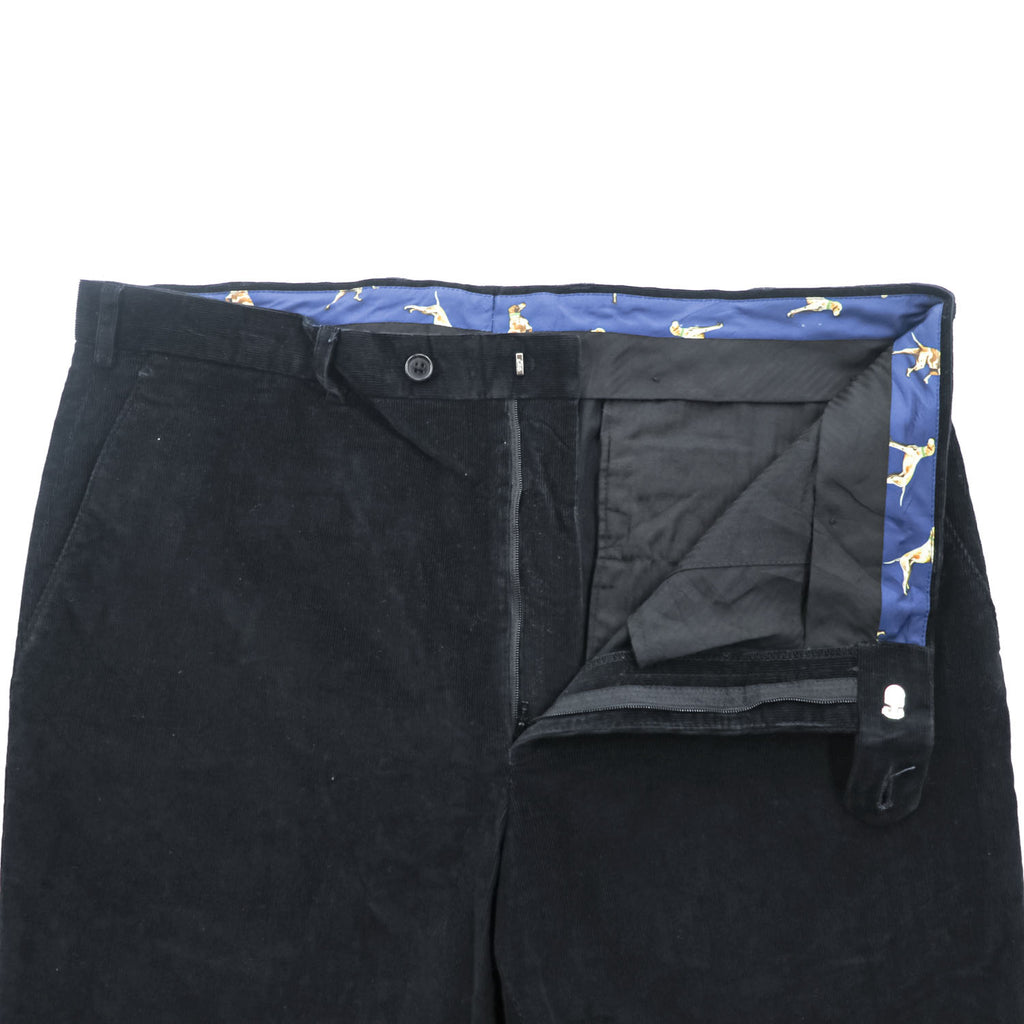 LAUREN RALPH LAUREN コーデュロイパンツ スラックス L ブラック ストレッチ