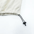 Phatee 日本製 ハーフジップ スウェット トレーナー L ホワイト 裏起毛 ドローコード ZIP HENLEY ORGANIC COTTON