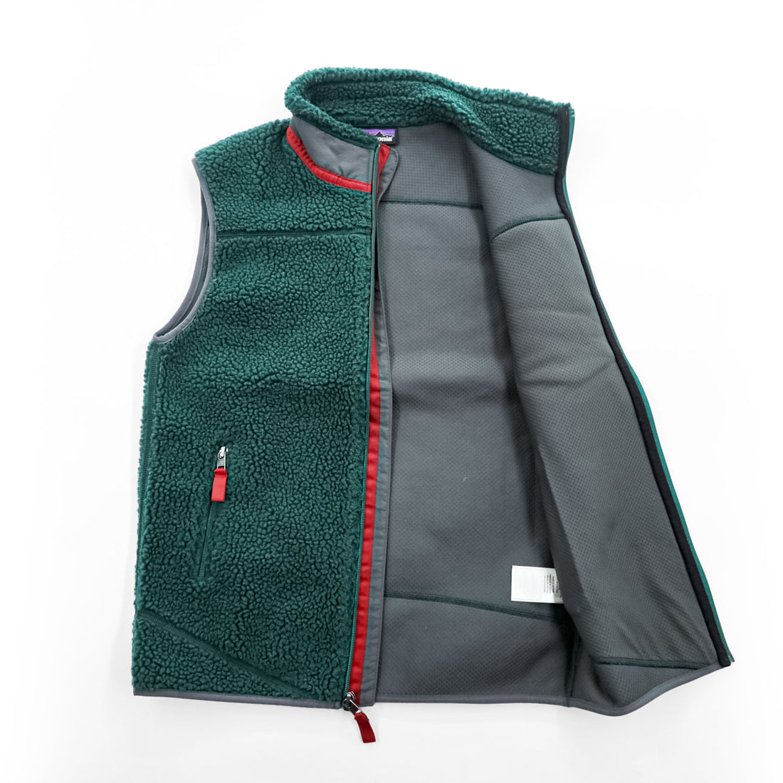 Patagonia クラシック レトロX  Classic Retro-X Vest ボアフリースベスト S グリーン 23048