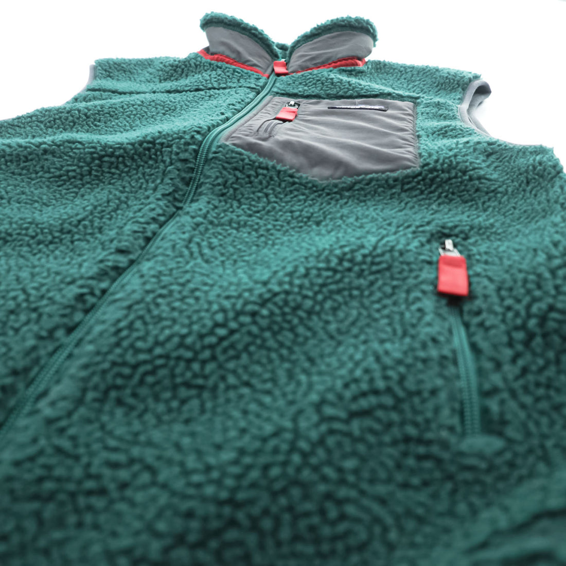 Patagonia クラシック レトロX  Classic Retro-X Vest ボアフリースベスト S グリーン 23048