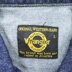 Wrangler デニムジャケット Gジャン L インディゴ ブルー ORIGINAL WESTERN JEANS